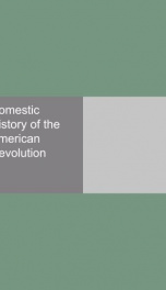 domestic history of the american revolution_cover