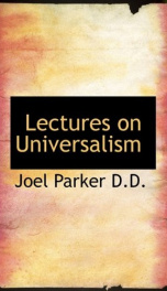 lectures on universalism_cover