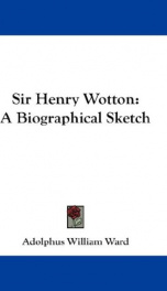 sir henry wotton a biographical sketch_cover