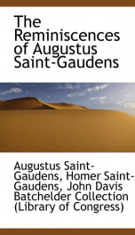 the reminiscences of augustus saint gaudens volume 2_cover