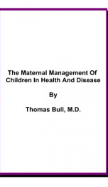 the maternal management of children in health and disease_cover