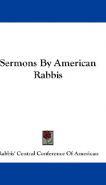 sermons by american rabbis_cover