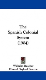 the spanish colonial system_cover