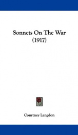 sonnets on the war_cover