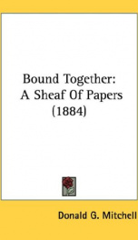 bound together a sheaf of papers_cover