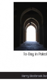 to day in palestine_cover
