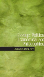 essays political economical and philosophical volume 1_cover