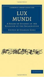 lux mundi a series of studies in the religion of the incarnation_cover