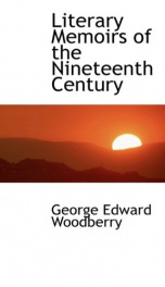 literary memoirs of the nineteenth century_cover