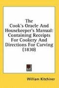 The Cook's Oracle; and Housekeeper's Manual_cover