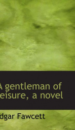 a gentleman of leisure a novel_cover