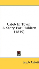 caleb in town a story for children_cover