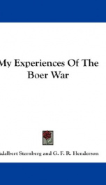 my experiences of the boer war_cover