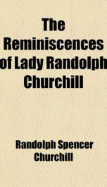 the reminiscences of lady randolph churchill_cover