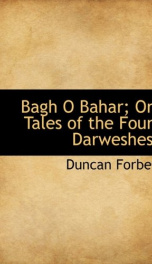 bagh o bahar or tales of the four darweshes_cover