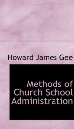 methods of church school administration_cover