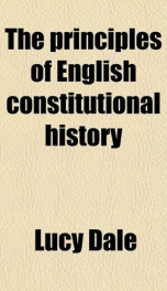 the principles of english constitutional history_cover