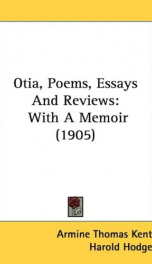 otia poems essays and reviews_cover
