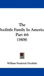 the doolittle family in america_cover
