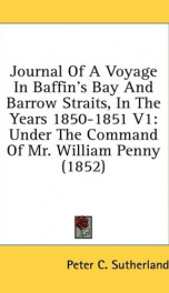 journal of a voyage in baffins bay and barrow straits in the years 1850 1851_cover