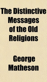 the distinctive messages of the old religions_cover