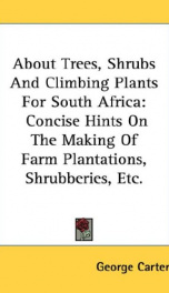 about trees shrubs and climbing plants for south africa concise hints on the_cover
