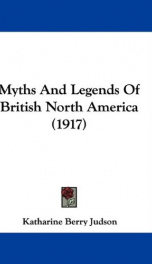 myths and legends of british north america_cover