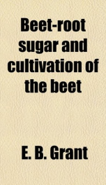 beet root sugar and cultivation of the beet_cover