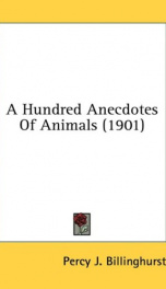A Hundred Anecdotes of Animals_cover