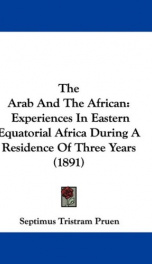 the arab and the african_cover