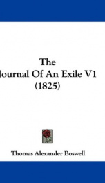 the journal of an exile_cover