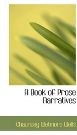 a book of prose narratives_cover