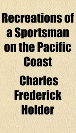 recreations of a sportsman on the pacific coast_cover