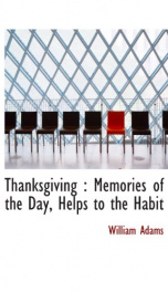thanksgiving memories of the day helps to the habit_cover