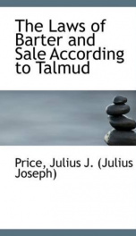 the laws of barter and sale according to talmud_cover