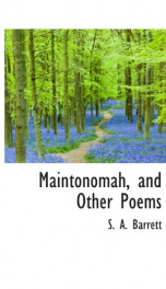 maintonomah and other poems_cover