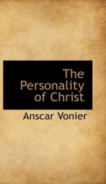 the personality of christ_cover