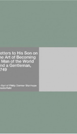 Letters to His Son on the Art of Becoming a Man of the World and a Gentleman, 1749_cover