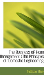 the business of home management the principles of domestic engineering_cover