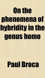 on the phenomena of hybridity in the genus homo_cover