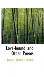 love bound and other poems_cover