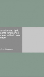 Narrative and Lyric Poems (first series) for use in the Lower School_cover