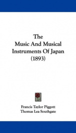 the music and musical instruments of japan_cover