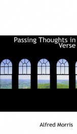 passing thoughts in verse_cover