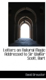 letters on natural magic addressed to sir walter scott_cover