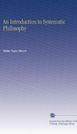 an introduction to systematic philosophy_cover