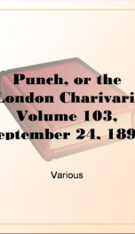 Punch, or the London Charivari, Volume 103, September 24, 1892_cover