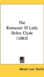 the romaunt of lady helen clyde_cover