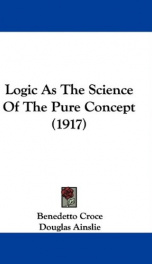 logic as the science of the pure concept_cover
