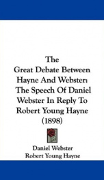 the great debate between hayne and webster_cover